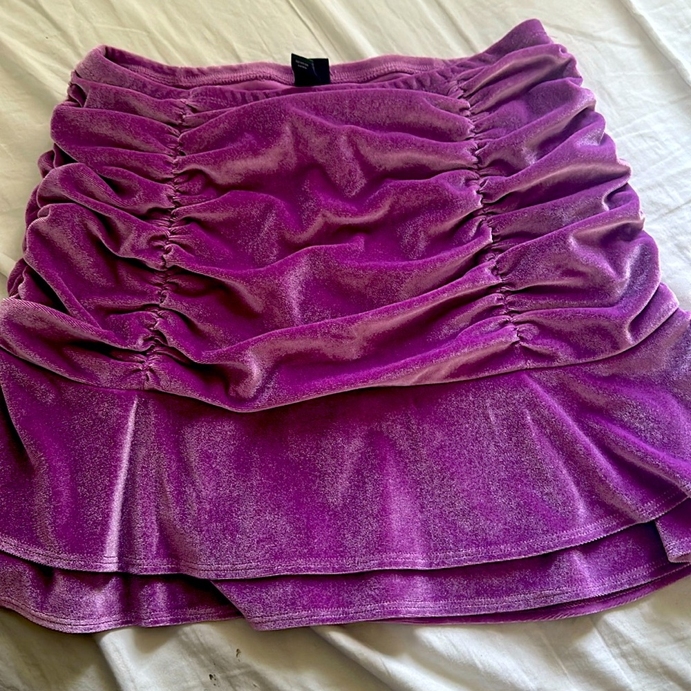 wild fable velvet skirt